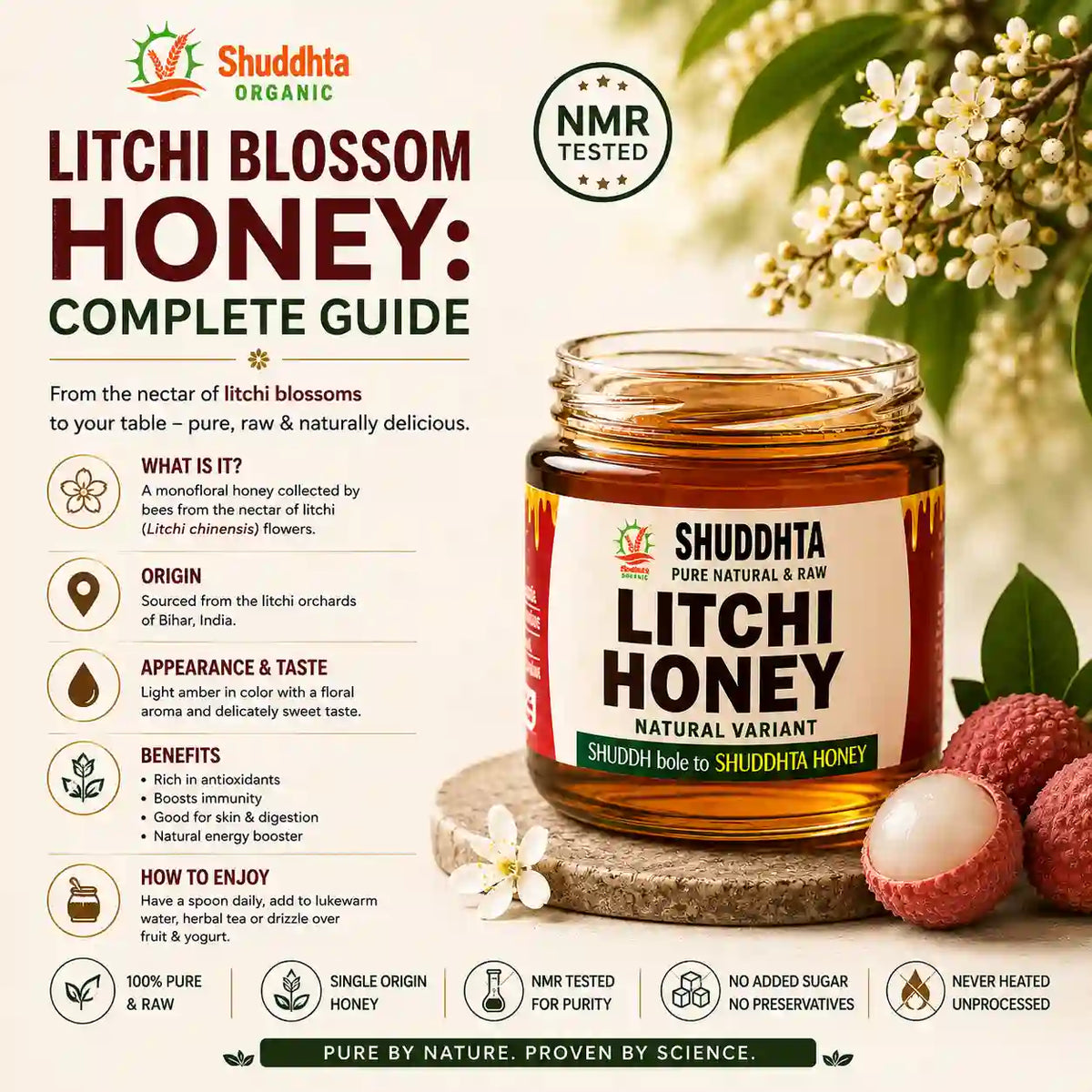 Litchi Honey (Litchi Ka Shahad) complete guide – Shuddhta Organic