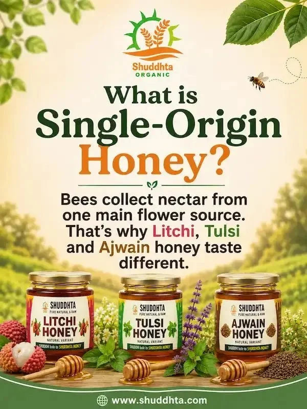 What is single-origin honey – Shuddhta Organic guide