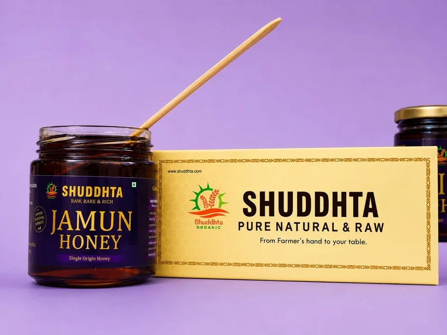Jamun Blossom Honey | Limited Seasonal Harvest | Single Origin | NMR Tested | Low GI | Raw & Unprocessed