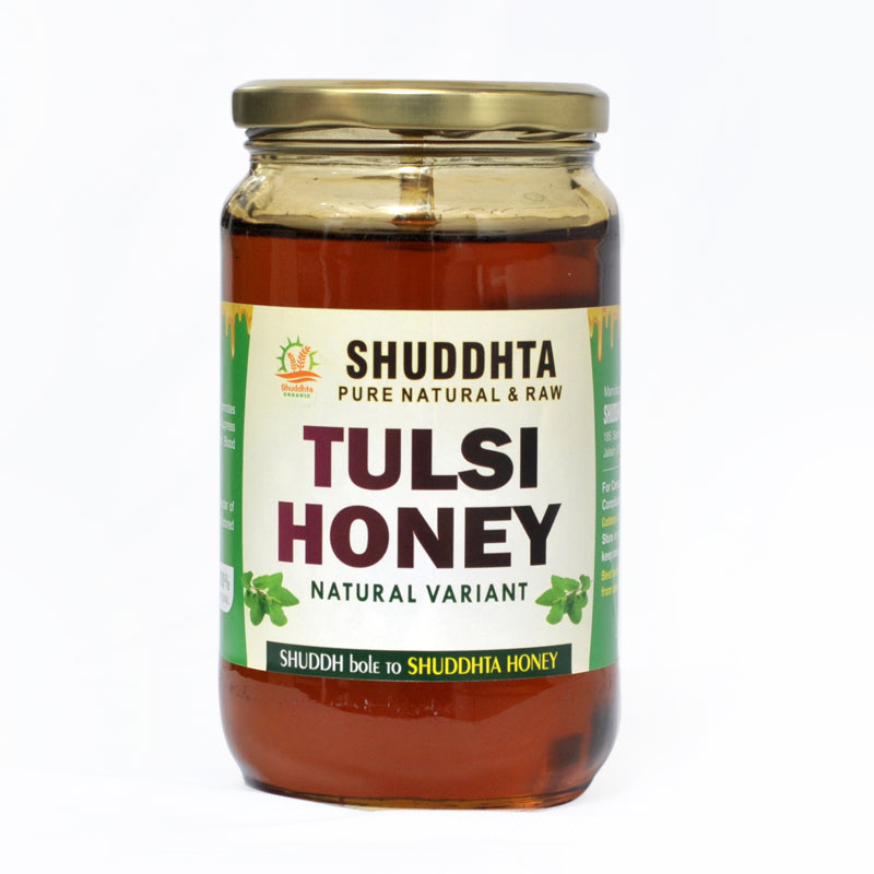 Tulsi Blossom Honey | Single Origin | NMR Tested | Raw & Unprocessed
